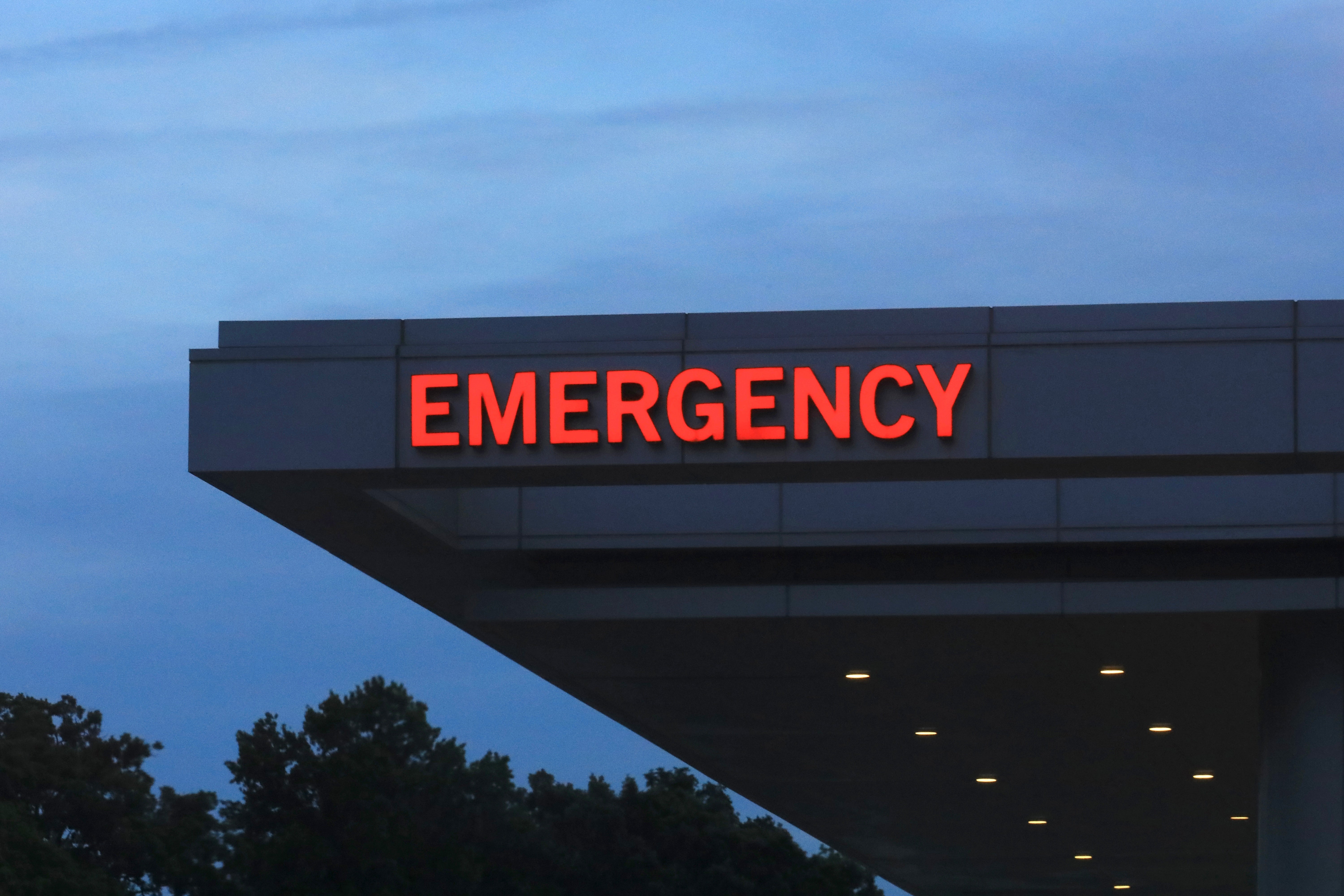 Hospital Emergency Room Sign