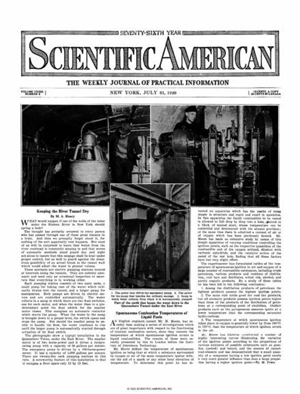 Scientific American Magazine Vol 123 Issue 5