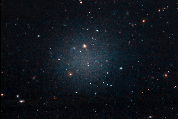 Astronomers Boggle at a Distant Galaxy Devoid of Dark Matter