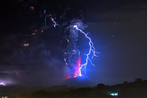 Glass Spheres Forged by Volcanic Lightning Offer Clues about Eruptions