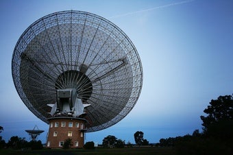 Telescope at Parkes Observatory in Australia