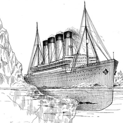Rms Titanic Coloring Pages Rms Titanic Coloring Pages