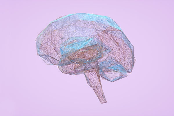 Digital generated image human brain
